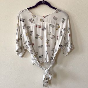 Zara Camera Blouse Women’s XS Top